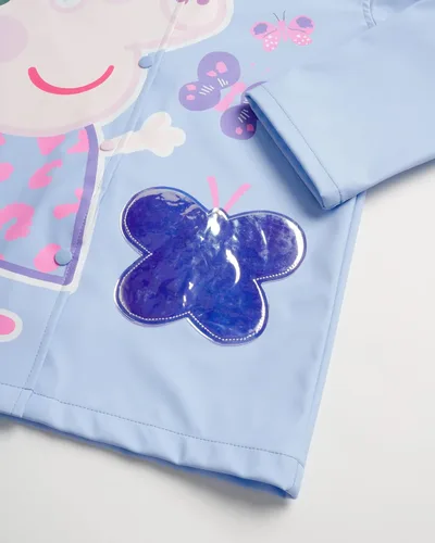 Vista 5 de Hasbro Peppa Pig - Chaqueta impermeable para niña pequeña, rompevientos (2T-5), Peppa Pig