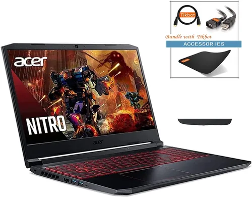 Vista 2 de Acer Nitro 5, Intel Core i5-10300H, NVIDIA GeForce RTX 3050, pantalla Full HD IPS de 144 Hz de 15.6 pulgadas, Killer Ethernet E2600, WiFi 6, DTS X®
