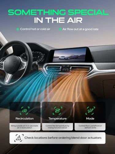 Vista 5 de YHTAUTO Palancas de puerta de mezcla de actuador de puerta de aire HVAC – Compatible con Jeep Grand Cherokee 1999-2004 – Actuador de solapa de aire