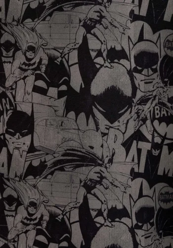 Vista 6 de DC Comics - Camisa de Batman con botones para adulto, estampado y ajuste elástico