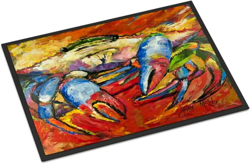 Vista 40 de Caroline's Treasures JMK1017JMAT - Tapete de caza de rana garza azul, 24 x 36 pulgadas, tapete para puerta delantera, interior y exterior