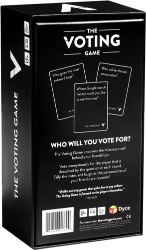 Vista 9 de The Voting Game - El divertido juego de cartas de fiesta para adultos sobre descubrir quiénes son tus amigos para fiestas de elefantes blancos