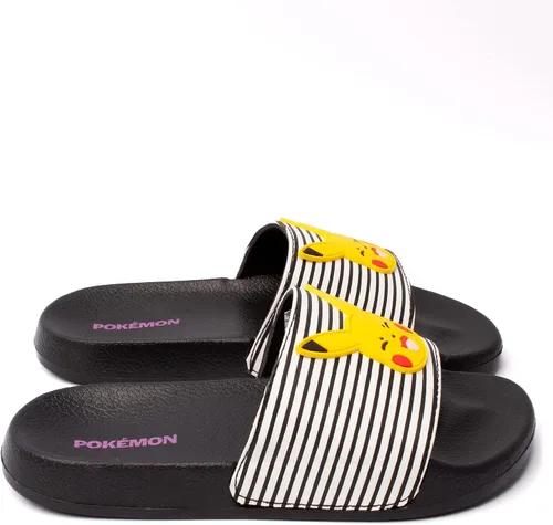 Vista 5 de Pokemon Sliders Pikachu Sandalias de playa para niñas y niños