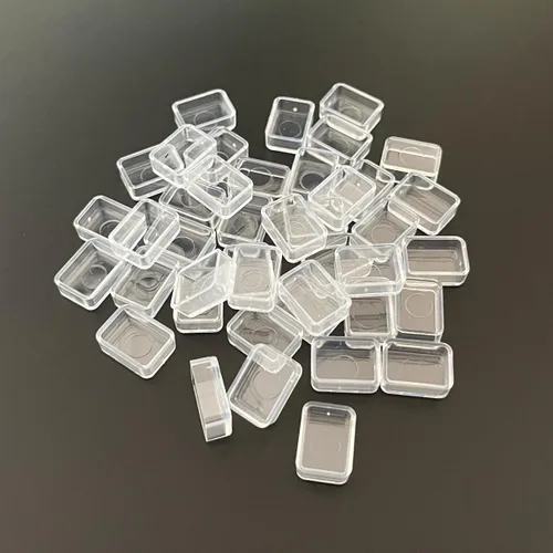Vista 8 de Sartenes de acuarela vacías con rayas magnéticas – 100 piezas de plástico de 0.0 fl oz kits de sartenes para bricolaje acuarelas o acrílicos pintura