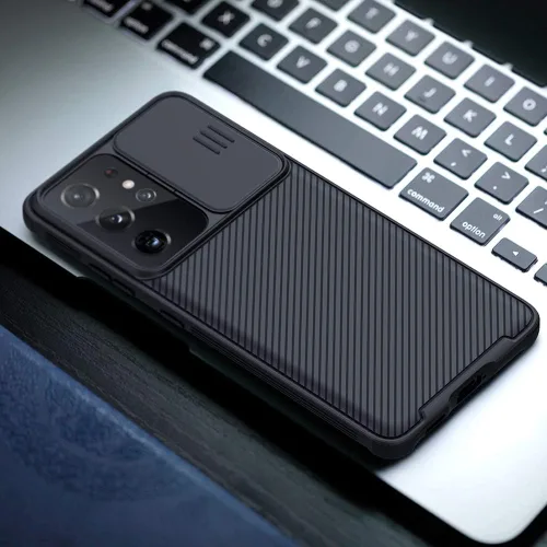 Vista 2 de CloudValley Funda para Samsung Galaxy S21 Ultra con funda para cámara, protección de cuerpo completo y ajuste delgado, funda de protección de cámara