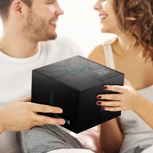 Vista 5 de Maverton Almacenamiento de joyas rosa Elegante caja personalizable para una mujer encantadora Joyero con sobreimpresión Para ella Mamá