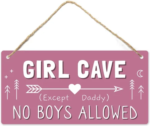 Vista 10 de Letrero Little Man Cave, 12″x6″ Decoración de Pared Colgante de Plástico PVC, Impresión de Alta Precisión, Resistente al Agua, Letrero de Puerta