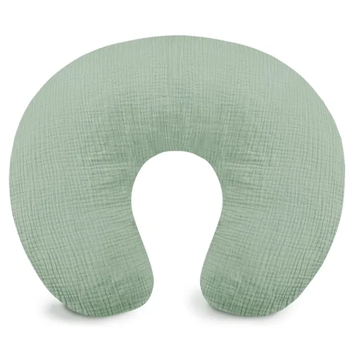 Vista 12 de Hooyax Funda de almohada de muselina para lactancia, suave y transpirable, funda de almohada para madres lactantes, funda de almohada elástica Azul
