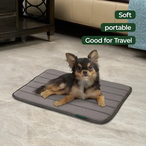 Vista 2 de BALANCE Almohadilla para Jaula de Perros, Alfombrilla de Espuma para Perros Almohadilla para Perrera, Cama para Mascotas Lavable Resistente al Agua