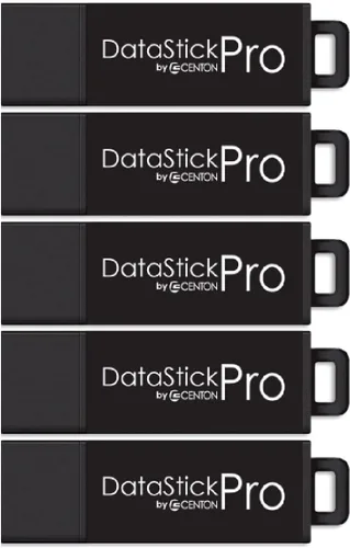 Vista 9 de Centon Electronics DataStick Pro - Unidad flash USB 3.2 Gen1, 128 GB, 5 unidades flash USB, paquete de 5 unidades, color negro