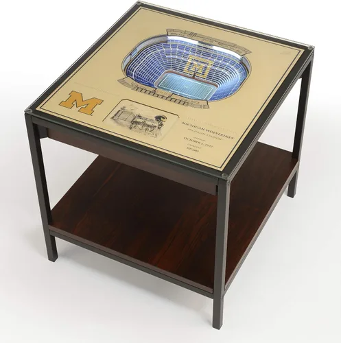 Vista 15 de YouTheFan NCAA - Mesa auxiliar iluminada StadiumView de 25 capas