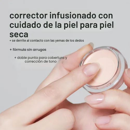 Vista 5 de Corrector brillante no seco #rosa #blanco,maquillaje coreano 0.4 oz