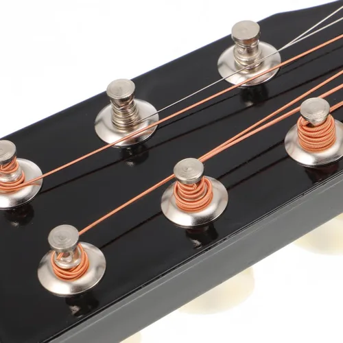 Vista 6 de Toddmomy Guitarra acústica de 21 pulgadas para niños, guitarra portátil de madera para niños, tamaño pequeño, instrumento musical