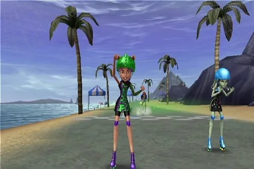 Vista 2 de Monster High Skultimate Roller Maze - Nintendo Wii