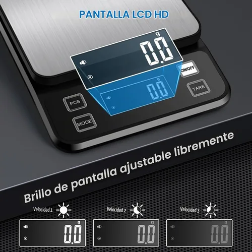 Vista 7 de Diyife Báscula de cocina grande de 22 libras con 0.004 oz de alta precisión