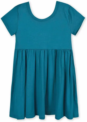 Vista 14 de Gerber Vestido de Manga Corta Giratorio Suave como Mantequilla para Niñas Bebés/Niñas Pequeñas con Viscosa Hecha de Eucalipto Corazón de fieltro