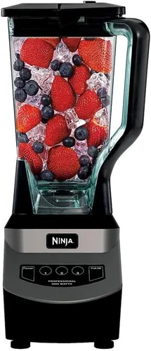 Vista 11 de Ninja Licuadora profesional Licuadora de batidos, mezcladora de bebidas, molinillo, trituradora de hielo Tecnología Total Crushing™, preajustes