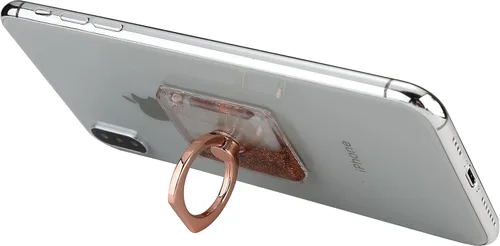 Vista 3 de LAX Gadgets - Soporte para anillo de teléfono celular, anillo de dedo para funda de teléfono, agarre trasero seguro de rotación de 360°, soporte