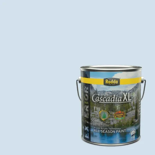 Vista 111 de Rodda Paint CASCADIA XL Pintura e imprimación satinada exterior en uno, cuarto de galón, solo ayer