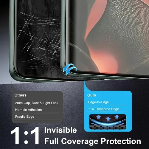 Vista 10 de WILLONE Paquete de 3 protectores de pantalla para Motorola Edge 2025 5G