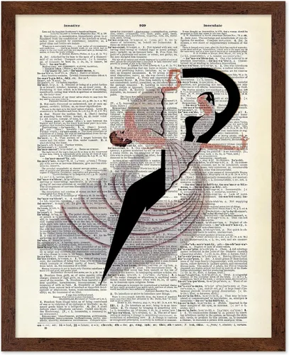 Vista 41 de Poster Master Póster de Arte del Diccionario - Impresión Retro de Mujer Soldadora - Arte de Sándwich de Queso a la Parrilla - Regalo para Ella