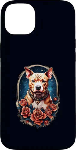 Vista 14 de Funda estilo vintage para iPhone XS Max Pitbull Dog Tattoo Art Vintage Old School