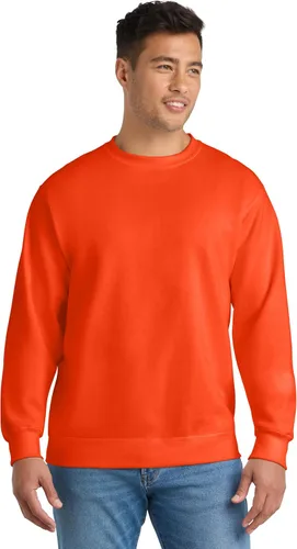 Vista 9 de Port & Company - Sudadera de forro polar con cuello redondo. PC90 Fresno