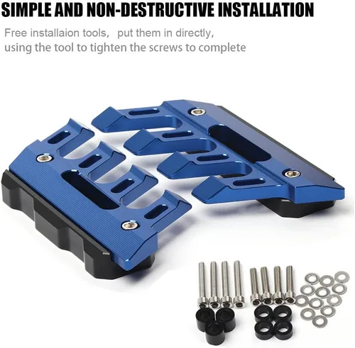 Vista 4 de Para Kawasaki Z900 Z-900 2017-2022 Z 900 Motocicleta Protector de horquilla delantera Fender anti-caída deslizante Guardia Accesorios Guardabarros