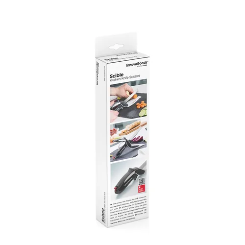 Vista 8 de Cuchillo-Tijera con Mini Tabla de Cortar Integrada Scible InnovaGoods