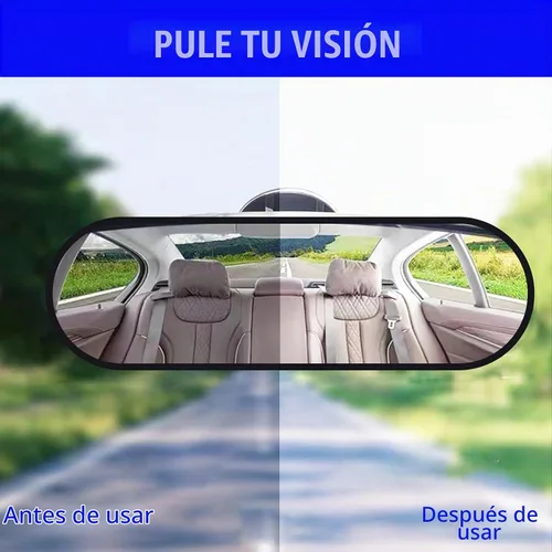Vista 7 de 1 espejo retrovisor con ventosa, espejo retrovisor HD para automóvil, ABS ajustable antirreflejo, para la mayoría de automóviles, SUV, camiones