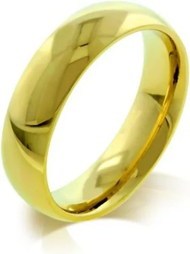 Vista 9 de Juego de 3 piezas de anillos de compromiso para él y para ella de oro IP de circonia cúbica