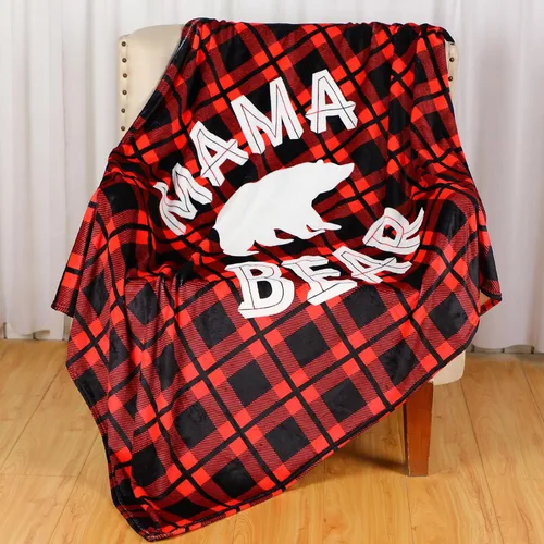 Vista 7 de Ganeen Regalos de cumpleaños para mamá, manta con estampado de guepardo, franela suave y acogedora para mamá de hija, hijo, marido, 60 x 50 pulgadas