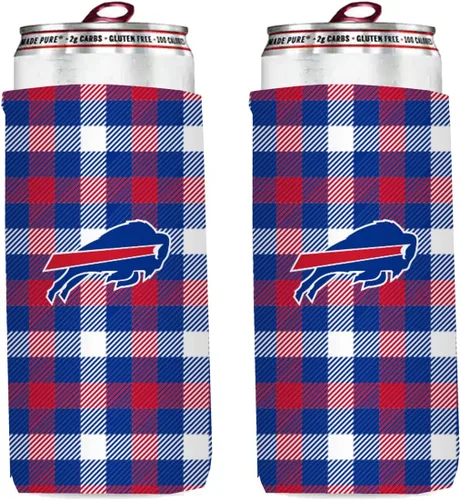 Vista 5 de Paquete de 2 soportes para latas de fútbol de 12 onzas, delgado y delgado, aislador de bebidas Huggie Cooler Coozies (Arizona (cardenales))