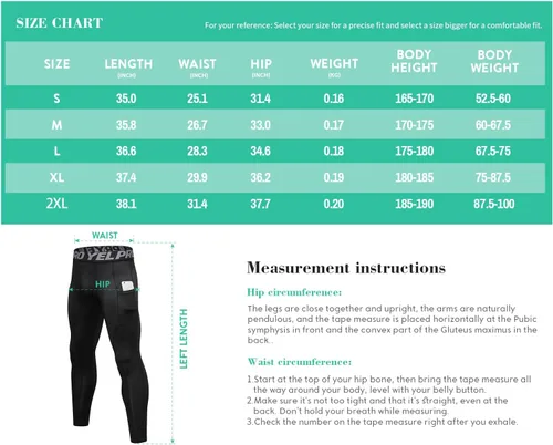 Vista 6 de Yuerlian Paquete de 1 o 3 pantalones de compresión para hombre, leggings atléticos con bolsillos, para correr, ciclismo, entrenamiento