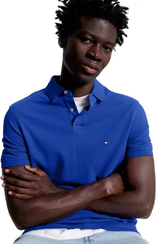 Vista 4 de TOMMY HILFIGER Polo de piqué de algodón de manga corta para hombre en ajuste regular colección 2024