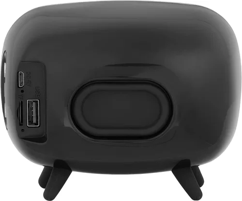 Vista 5 de Altavoz Crosley CR3039A-BK Rondo Retro portátil recargable con Bluetooth, color negro
