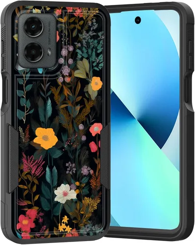Vista 115 de para Moto G Play 4G 2024, funda de dos capas híbrida resistente y a prueba de golpes, PC duro + silicona suave protectora para Motorola Moto G Play