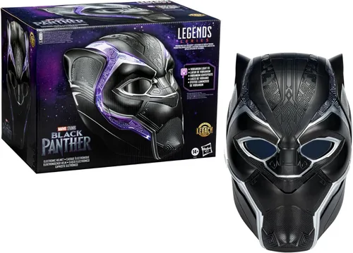 Vista 7 de Casco electrónico de rol de Black Panther de Marvel Legends