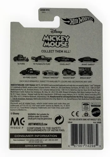 Vista 2 de Hot Wheels Mickey Mouse 40 Ford Coupe Fantasia 2018 Series 5/8