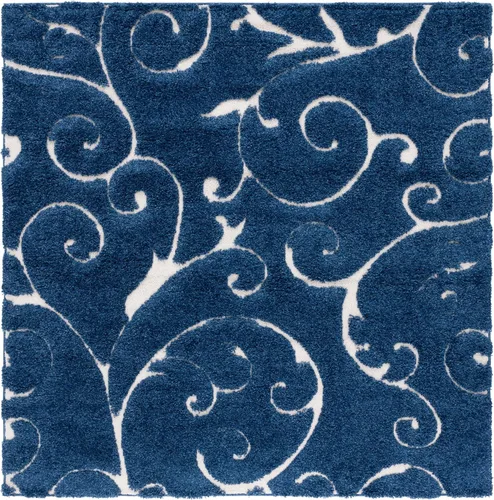 Vista 84 de SAFAVIEH Florida Shag Collection - Alfombra decorativa, 2 x 3 pies, color crema y beige, diseño de volutas, no desprende pelusa y fácil de limpiar