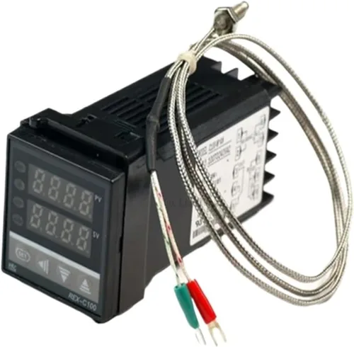Vista 8 de 1 unids REX-C100 Digital PID Termostato Control de Temperatura Controlador de Salida de 0 a 400C con Sensor de Sonda de Termopar Tipo K