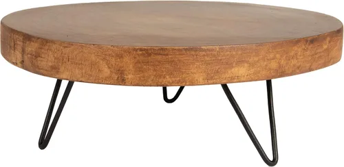 Vista 11 de Creative Co-Op - Pedestal decorativo de madera de Paulownia, negro
