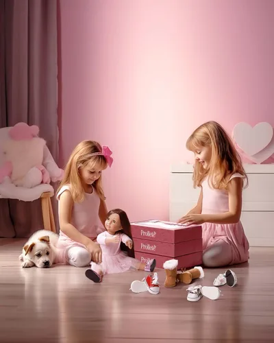 Vista 4 de Zapatos de muñeca de 18 pulgadas - 7 pares con caja de regalo
