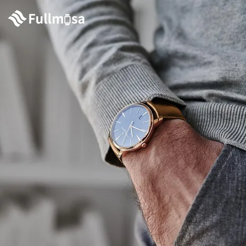 Vista 4 de Fullmosa Genuine Leather 14mm 16mm 18mm 19mm 20mm 22mm and 24mm Watch Bands, Quick Release Watch Band for Men and Women, Fits Samsung Galaxy Watch