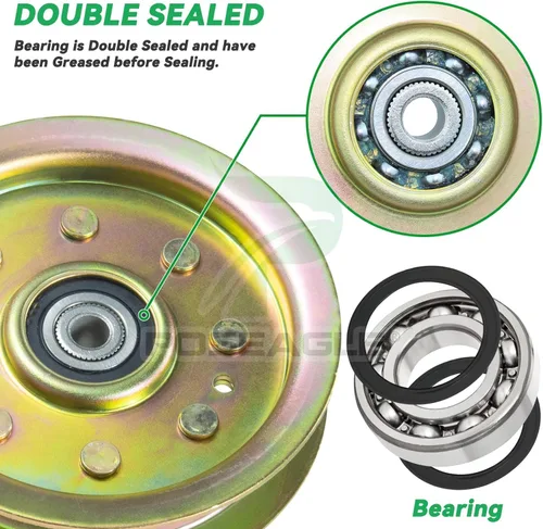 Vista 8 de 756-04129b Polea tensora 4.25 para cortacésped Cub Cadet 50" RZT50 LTX1040 Replaces 956-04129b 753-08171 753-08068a 12675 for Troy Bilt 42" Cub