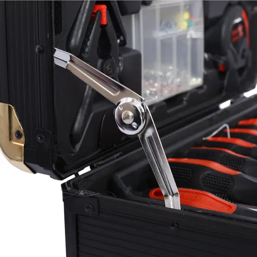 Vista 2 de 969 piezas de aluminio Trolley Case Tool Set Toolbox Storage Case General Kit de herramientas para el hogar - Perfecto para propietarios