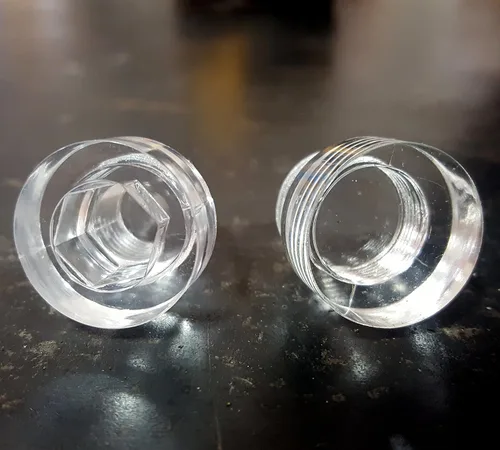 Vista 7 de Ventana de visión de enchufe de sincronización redonda transparente – Se adapta a todos los modelos Harley Big Twin FX/FL, Touring, Softail, Dyna