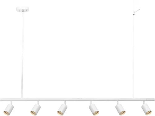 Vista 8 de Globe Electric Iluminación de riel de 5 luces, cabezales ajustables, barra de pista regulable negra mate de 36 pulgadas para iluminación moderna