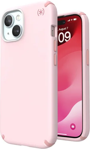 Vista 18 de Speck PRESIDIO2 PRO - Funda para iPhone 17, compatible con MagSafe, funda protectora delgada, color negro/gris pizarra/blanco