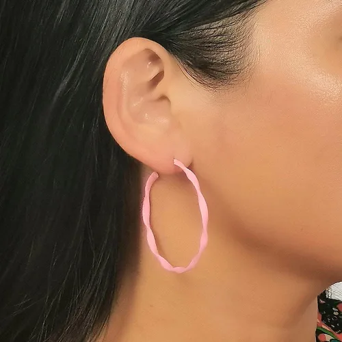 Vista 9 de Nonsucheer 10 pares de aretes para mujer, aretes coloridos Y2K, aro de tubo pequeño y aro grueso, paquete de regalo de joyería para mujeres y niñas